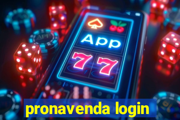 pronavenda login